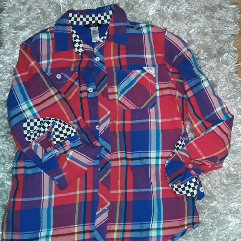 Guess button down shirt